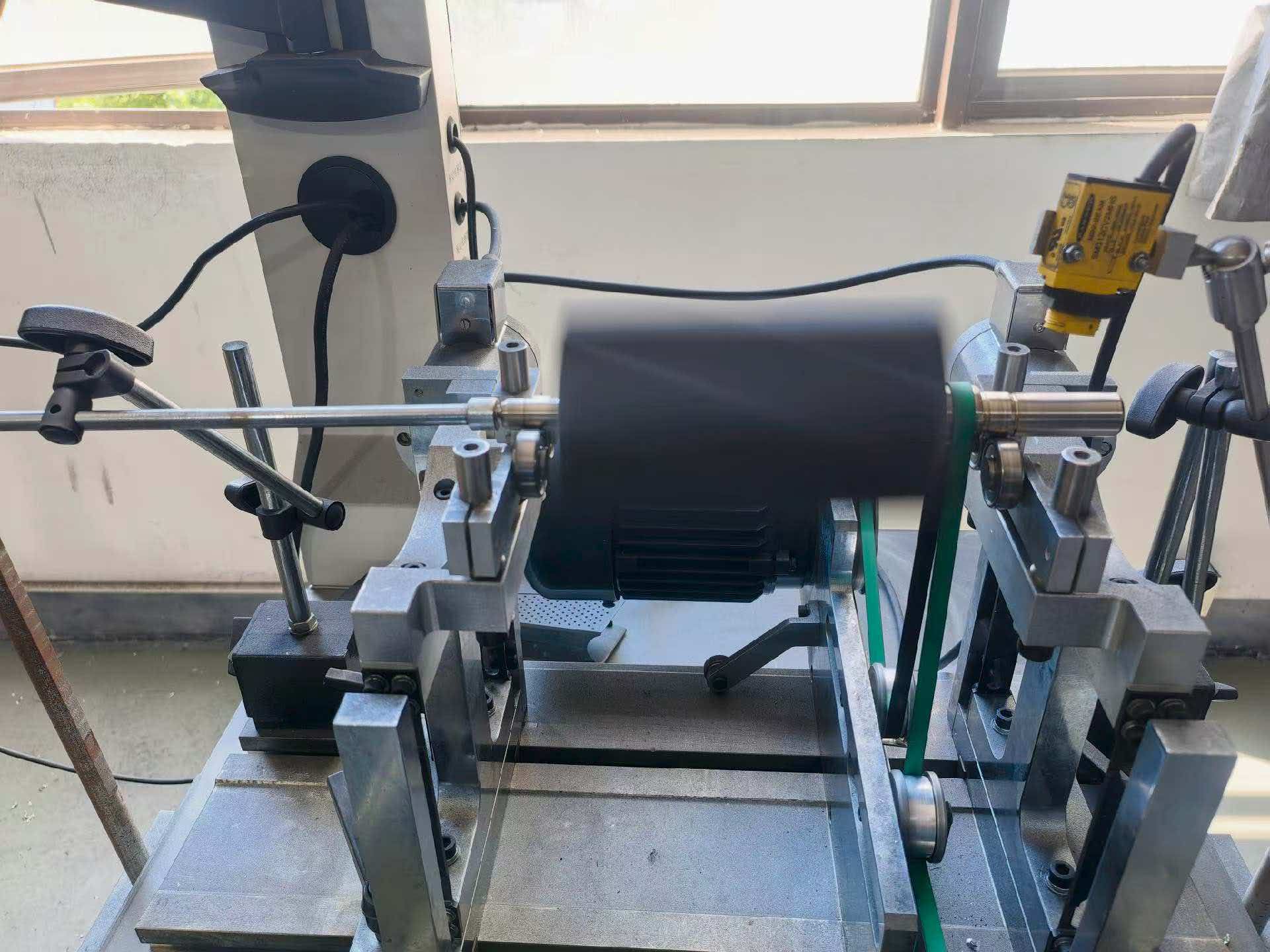 Balancing equipment used during component inspection