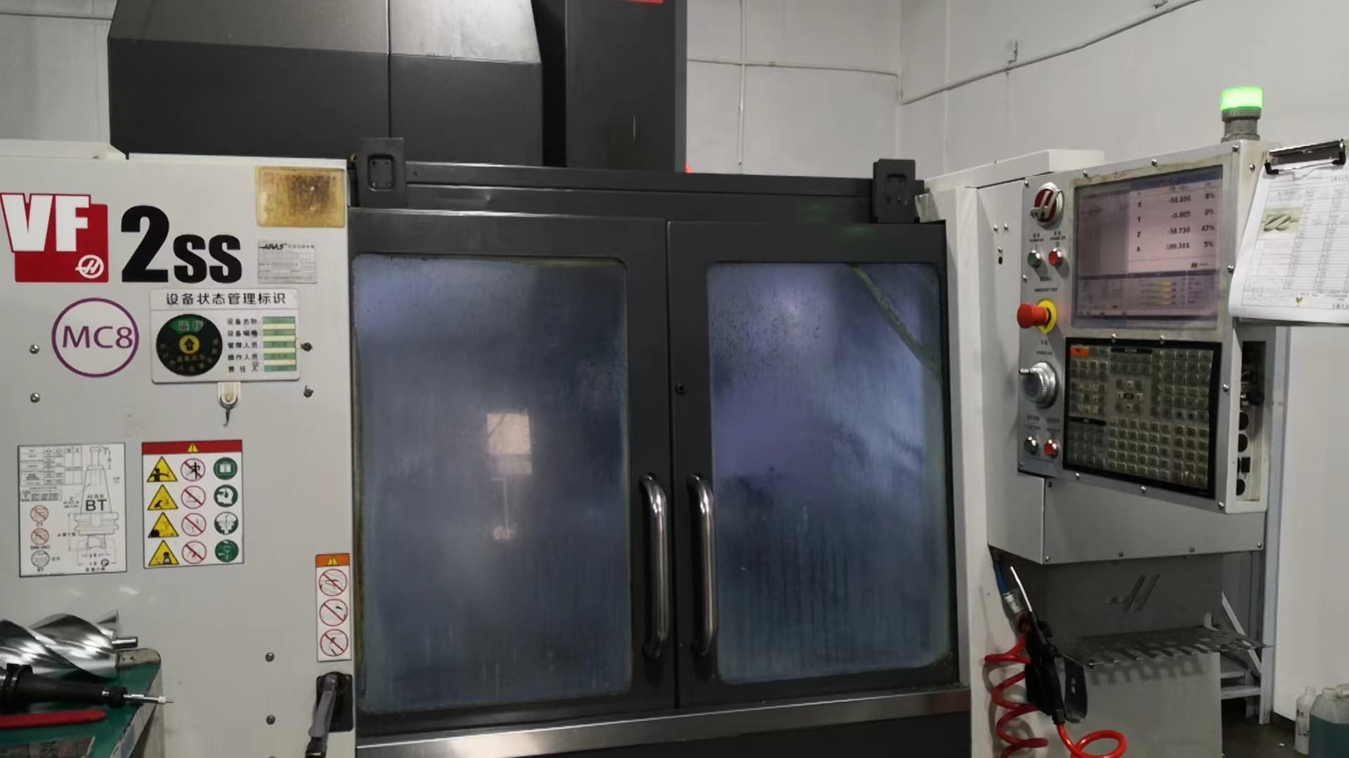 CNC machining equipment used for component production