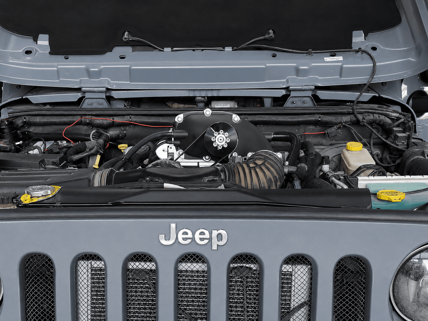 Jeep Wrangler 3.0L Pentastar vehicle-specific supercharger development system