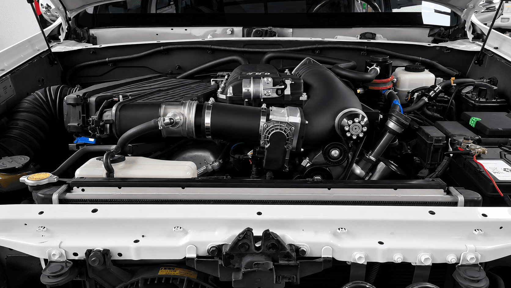 Toyota Prado 4.0L 1GR D-VVT vehicle-specific supercharger development system